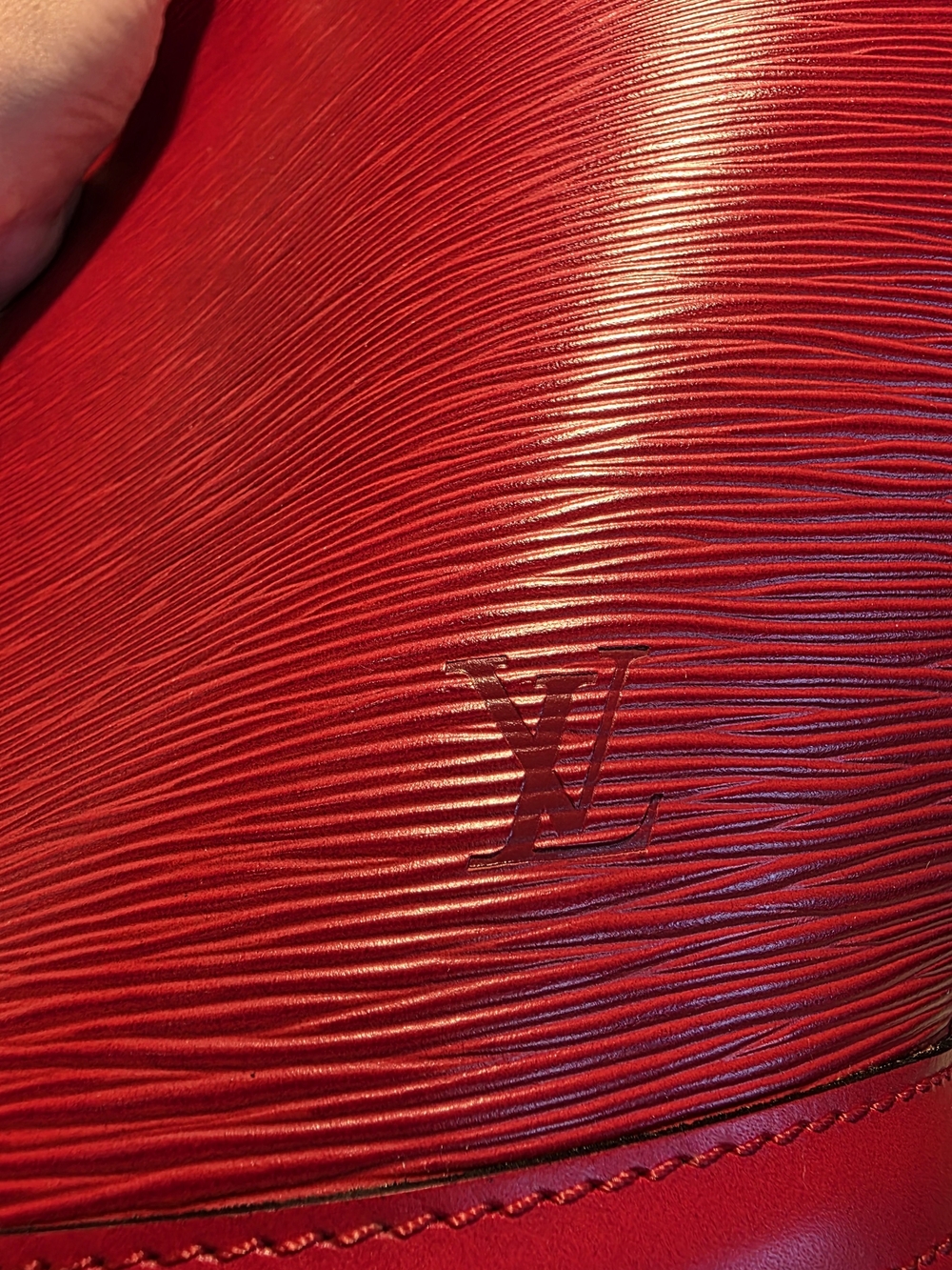 Louis Vuitton Red Epi Leather St. Jacques Women’s Tote